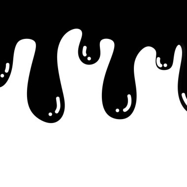 sıvı damlalar simgesi beyaz üzerine izole edildi