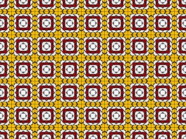 Soyut geometrik şekillerin kusursuz deseni. resimleme