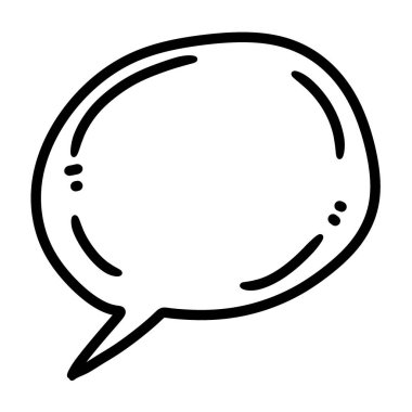 konuşma balonu resimlemesi