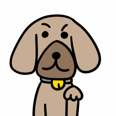 Sürpriz arıyor bir köpek çizgi film gösterimi.