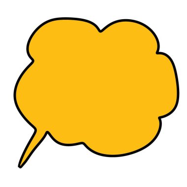 Konuşma balonu işaret tasarımı