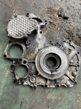 Araba parçaları. araba motoru