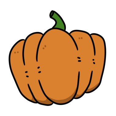 karikatür cadılar bayramı balkabağı