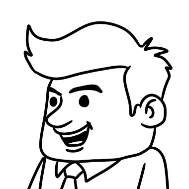 T-shirt tasarımı illüstrasyonlu çizgi adam