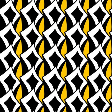 Soyut geometrik şekillerin kusursuz deseni