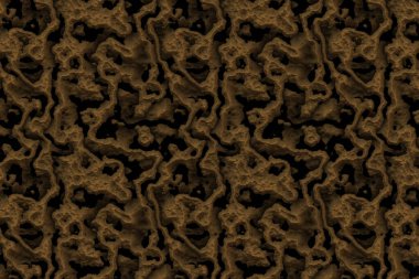 Koyu Kahverengi Deri Doku