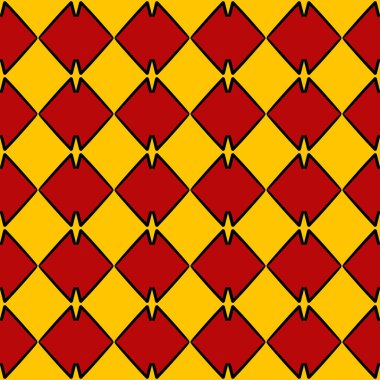 Geometrik süslemeli soyut ve pürüzsüz desen