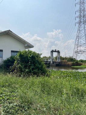 Tayland 'daki nehrin manzarası