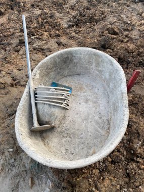 Kürekli inşaat alanı