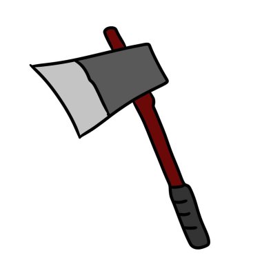 karikatür baltası çizimi