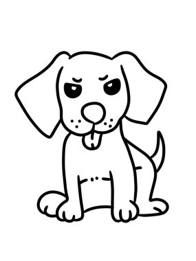 Şirin köpek çifti maskotu karakteri