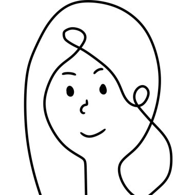 Genç kadın baş avatar