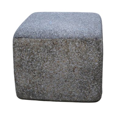 Beyaz arkaplanda izole taş