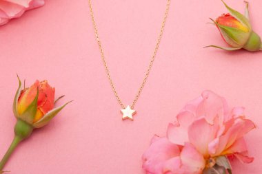 Yaratıcı bir mücevher imajı. Satışları artıracak kişisel mücevher imajı. Pankart, e-ticaret, çevrimiçi satış, sosyal medya, baskı için kullanılabilecek kişisel mücevher resmi.