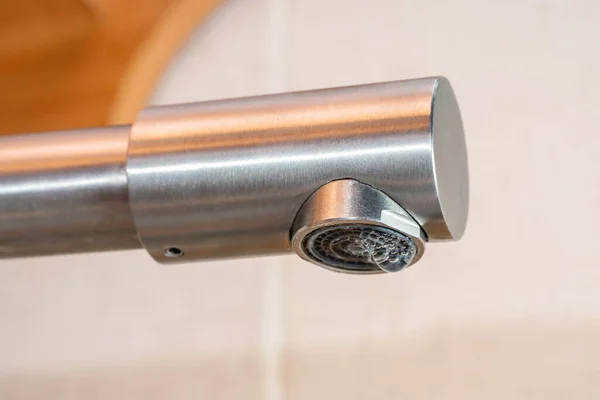 Drop Water Drips Leaky Faucet — Photo