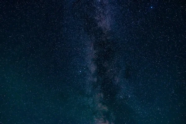Ночное Небо Полное Звезд Галактика Млечный Путь — стоковое фото