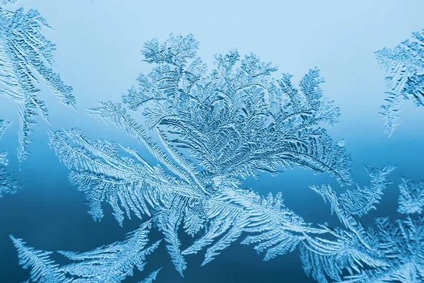 Абстрактный Ледяной Узор Стекле Текстура Фона Стоковое Фото