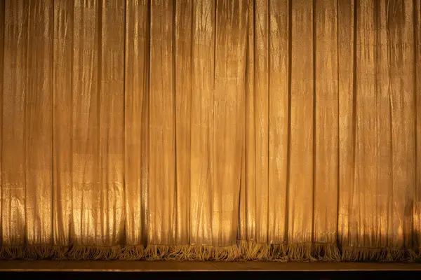 Closed curtain in the theater, background texture.