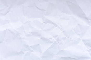 Buruşmuş beyaz kağıt, arkaplan, doku.