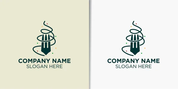 Plantilla Diseños Logotipo Comida Simple Vectorial Símbolo Del Logotipo Del — Archivo Imágenes Vectoriales