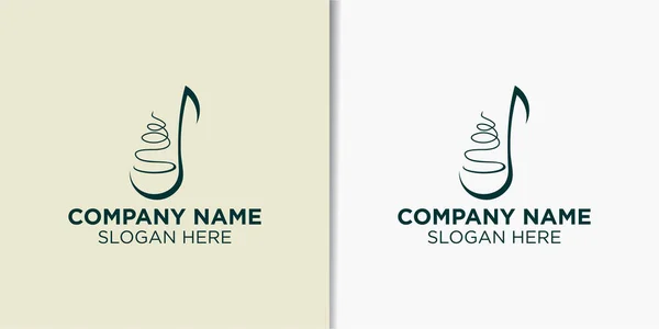 Vector Απλό Λογότυπο Τροφίμων Σχεδιάζει Πρότυπο Λογότυπο Εστιατόριο Σύμβολο Λογότυπο — Διανυσματικό Αρχείο