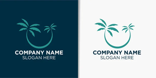 Vecteur Conception Logo Voyage Vacances Modèle Logo Voyage — Image vectorielle