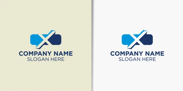Letter Simple Logo Design Vector Alphabet Logo Concept — Stock Vector
