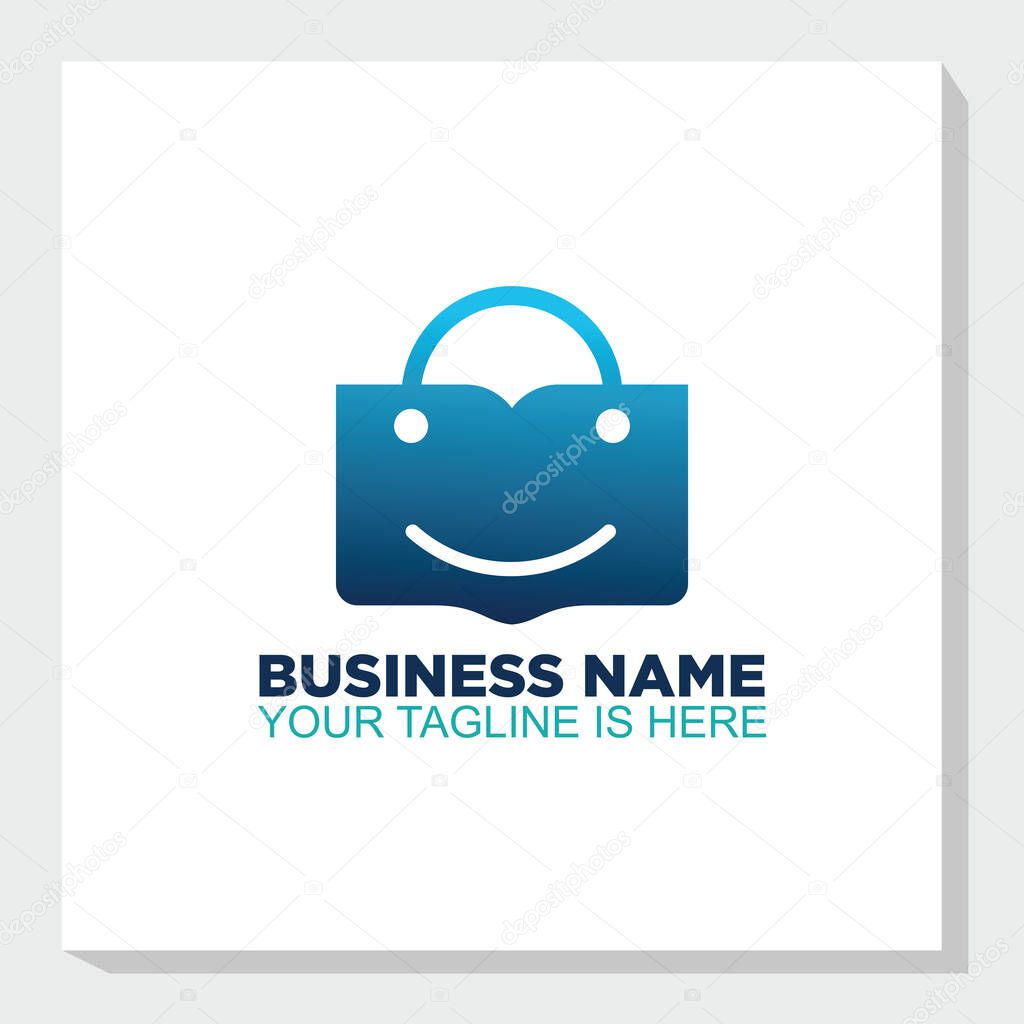 Manual shopping logo concept, shopping logo inspiration, business logo vector