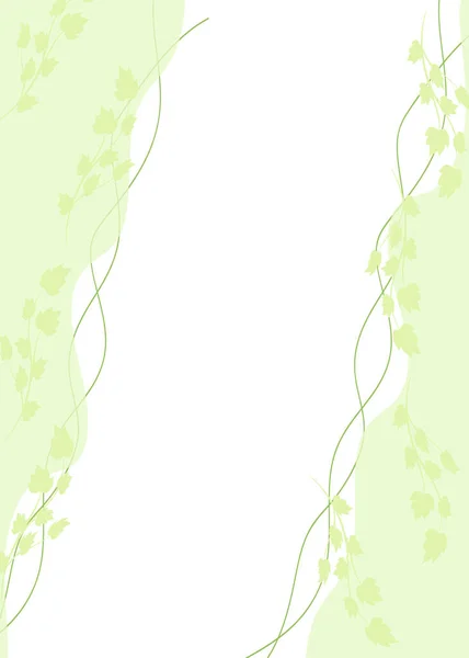 Fundo Para Banner Com Elementos Florais Cores Pastel Delicadas Ilustração — Vetor de Stock