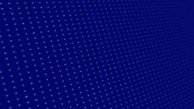 Rastgele parlayan ve kaybolan haçlarla canlandırılmış mavi arka plan.