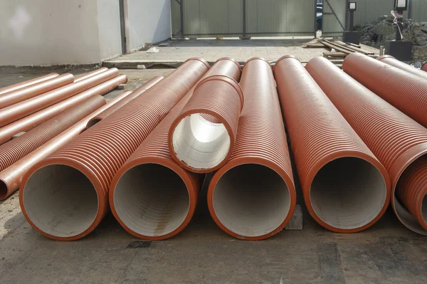 Light and strong polypropylene pipes are used for drainage of sewage from houses or various enterprises