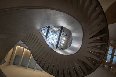 İncil 'de geçen Nationale de France Richelieu. Alüminyum merdiven görüntüsü