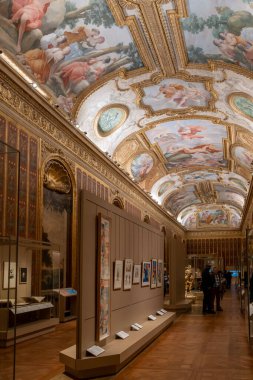 İncil 'de geçen Nationale de France Richelieu. Müze odası manzarası