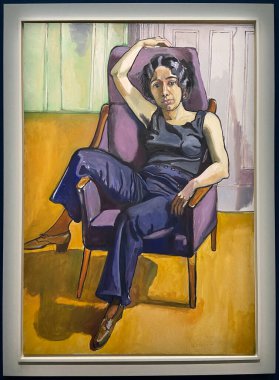 Centre Beaubourg and the Alice Neel painting exposition.