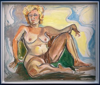 Centre Beaubourg and the Alice Neel painting exposition.