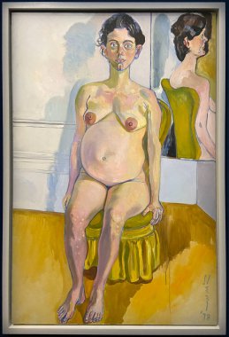 Centre Beaubourg and the Alice Neel painting exposition.