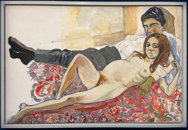 Centre Beaubourg and the Alice Neel painting exposition.