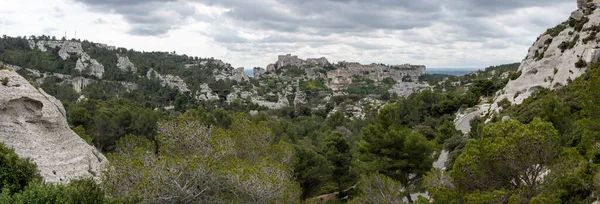 Vista Uma Aldeia Típica Provence — Fotografia de Stock