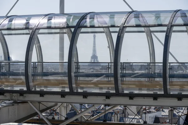 Paris Frankreich 2023 Das Centre Pompidou Blick Über Paris Vom — Stockfoto