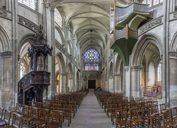 Caen Franciaország 2023 Szent Péter Templom Kilátás Templomba — Stock Fotó