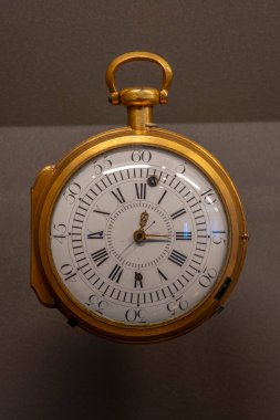 Paris, France - 05 11 2024: The Museum of Arts and Crafts. View of a Marine Watch