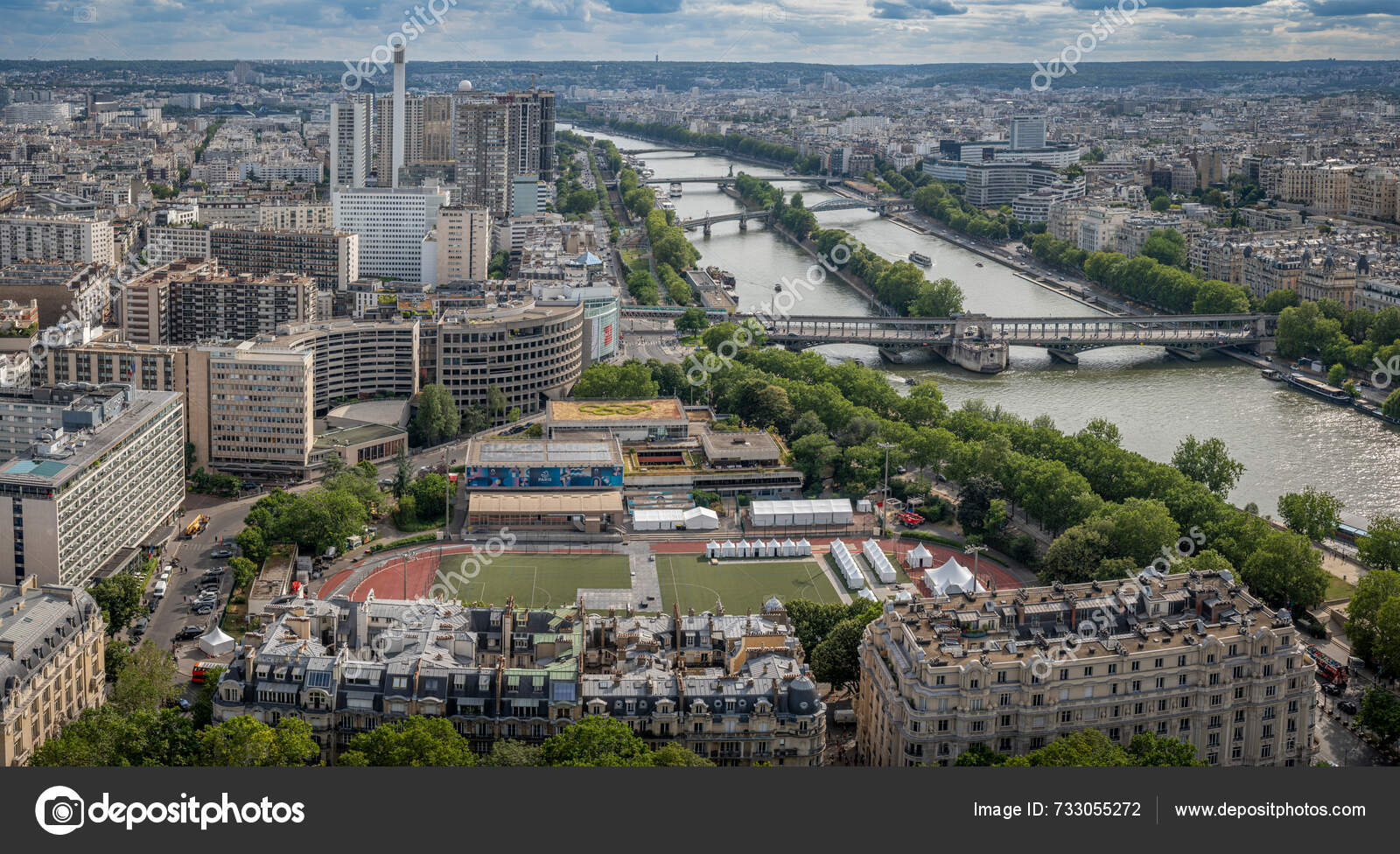 Paris France 2024 Olympic Games Paris 2024 View Emile Antoine — Stock