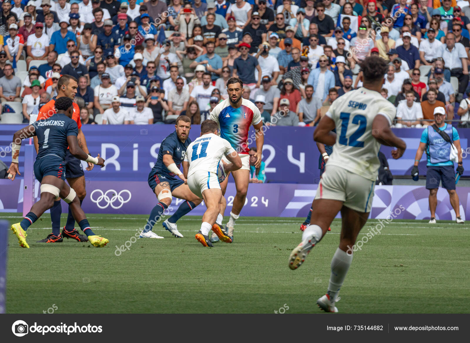 Paris France 2024 Olympic Games Paris 2024 View French Rugby — Stock
