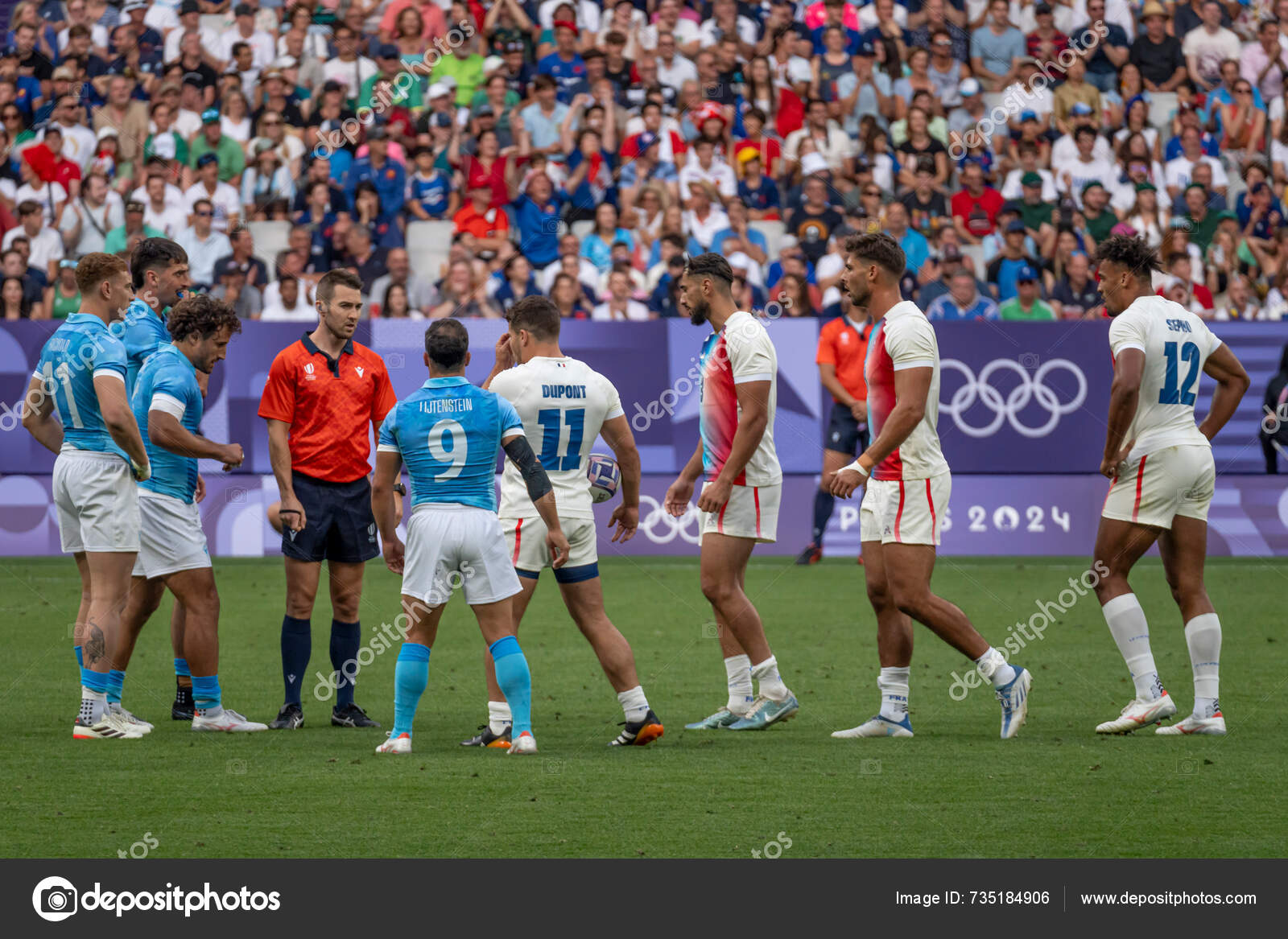 Paris France 2024 Olympic Games Paris 2024 View French Rugby — Stock