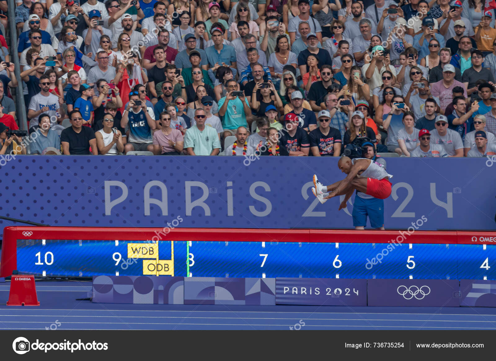 Paris France 2024 Olympic Games Paris 2024 View Men's Long — Stock