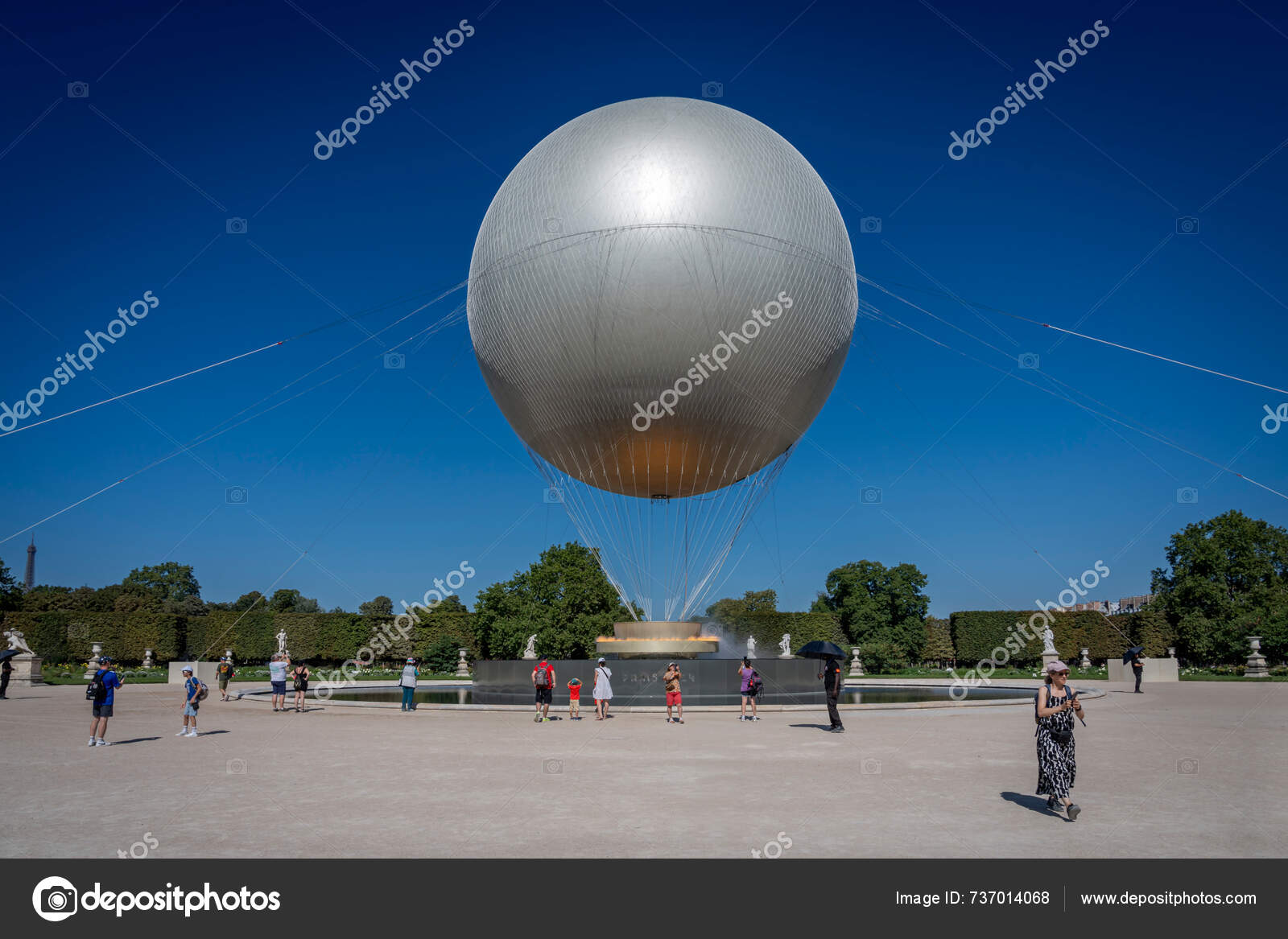 Paris Frankreich 2024 Olympische Spiele Paris 2024 Blick Auf Das