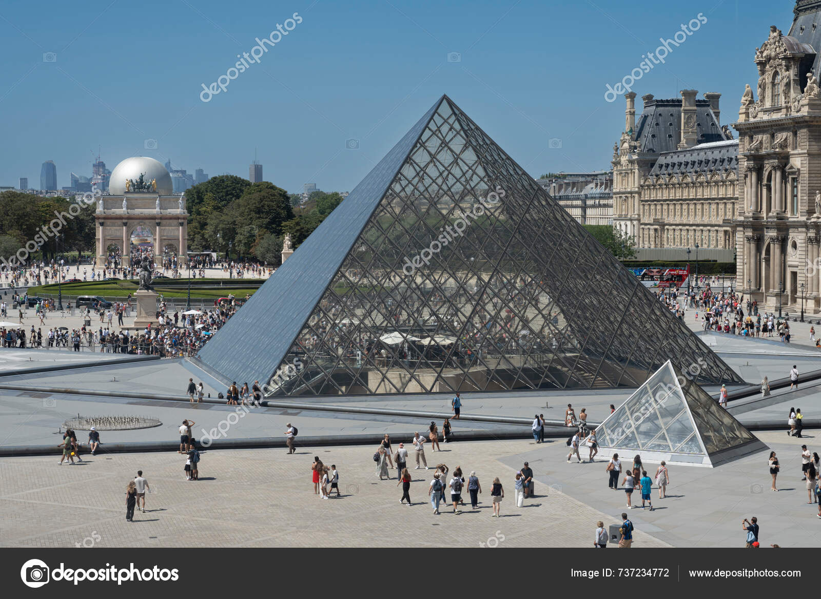 Paris Frankreich 2024 Olympische Spiele Paris 2024 Blick Auf Den