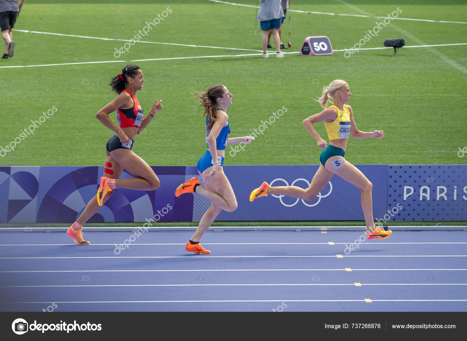 Parijs Frankrijk 2024 Olympische Spelen Parijs 2024 Gezicht 800M Van