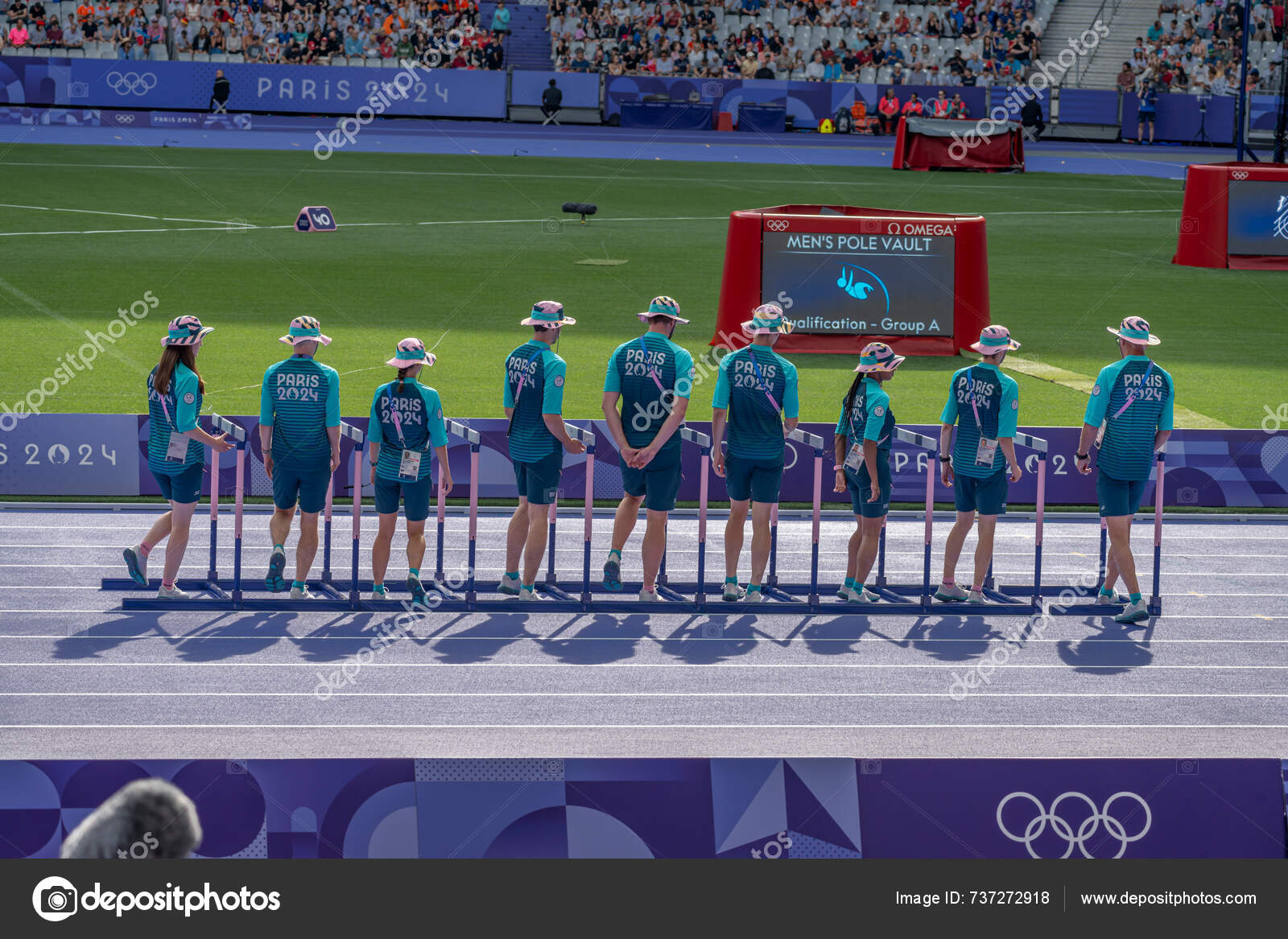 Paris Frankreich 2024 Olympische Spiele Paris 2024 Blick Auf Die