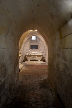 Eu, Fransa - 09: 21 2024: Artois 'li Charles' ın mezarında